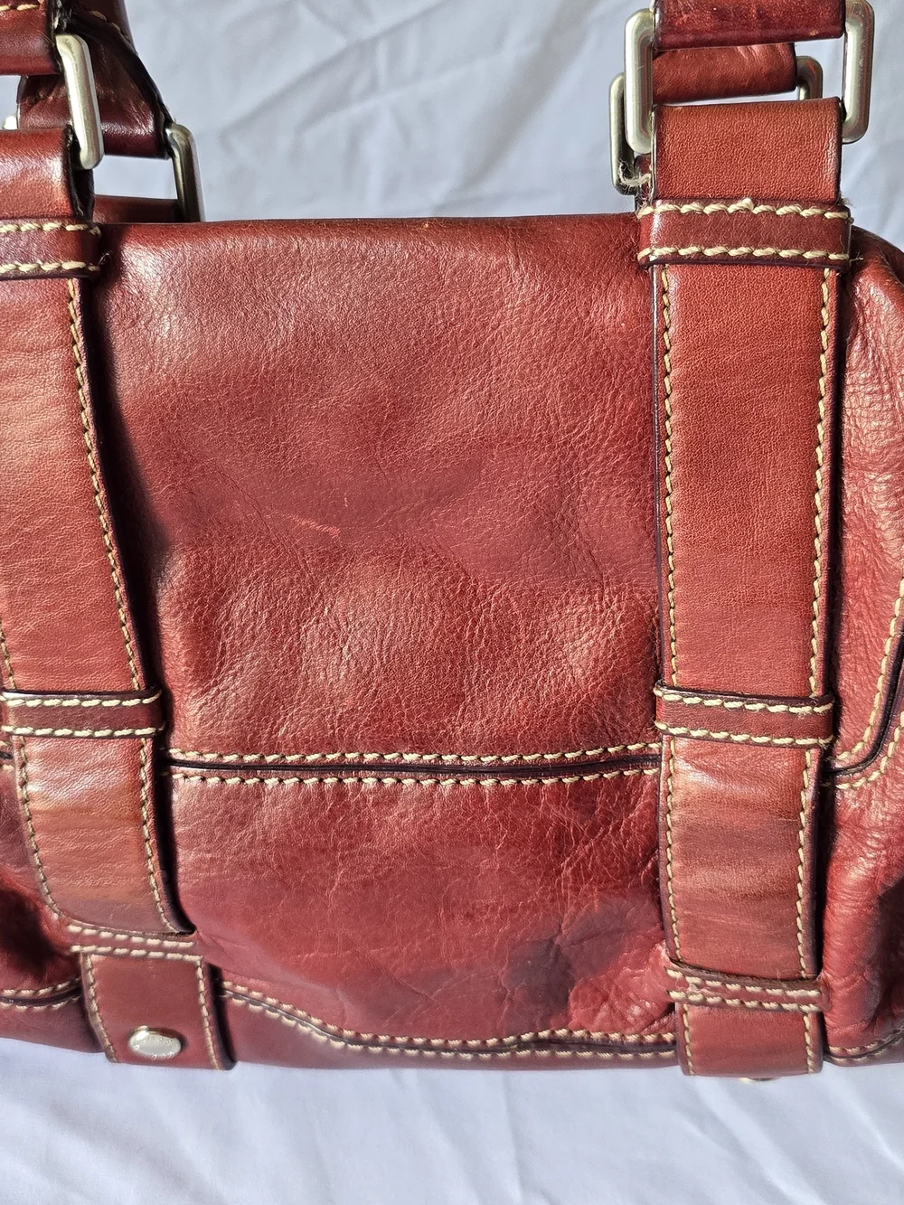 Vintage Michael Kors Brooksville Leather Satchel Purse